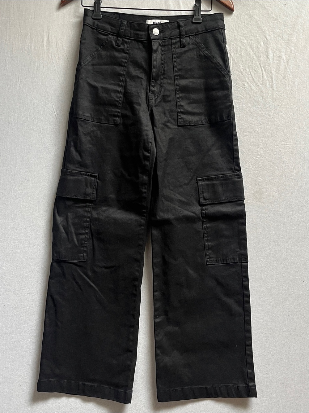 Mavi Alva High Rise Straight Leg Utility Cargo Pants 28